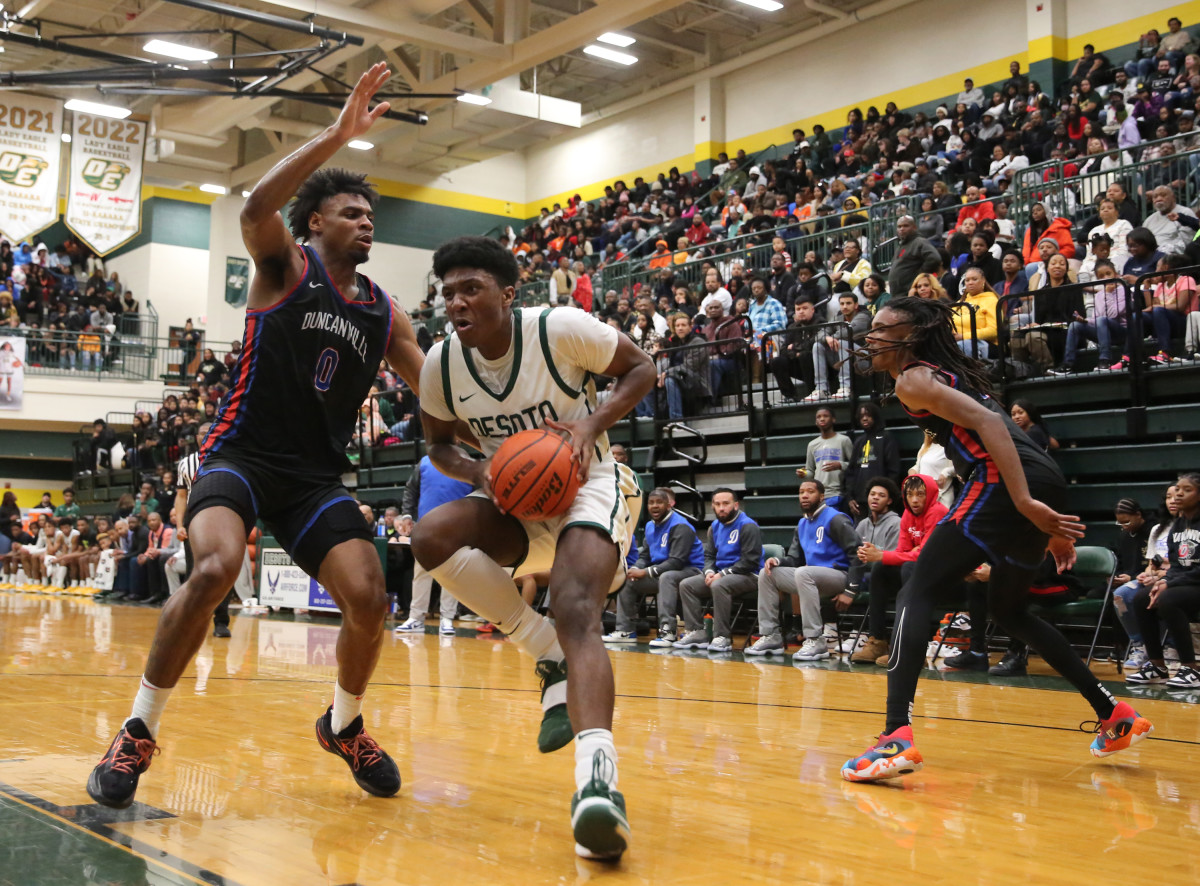 Duncanville DeSoto Texas boys basketball 021023 Brian McLean 24